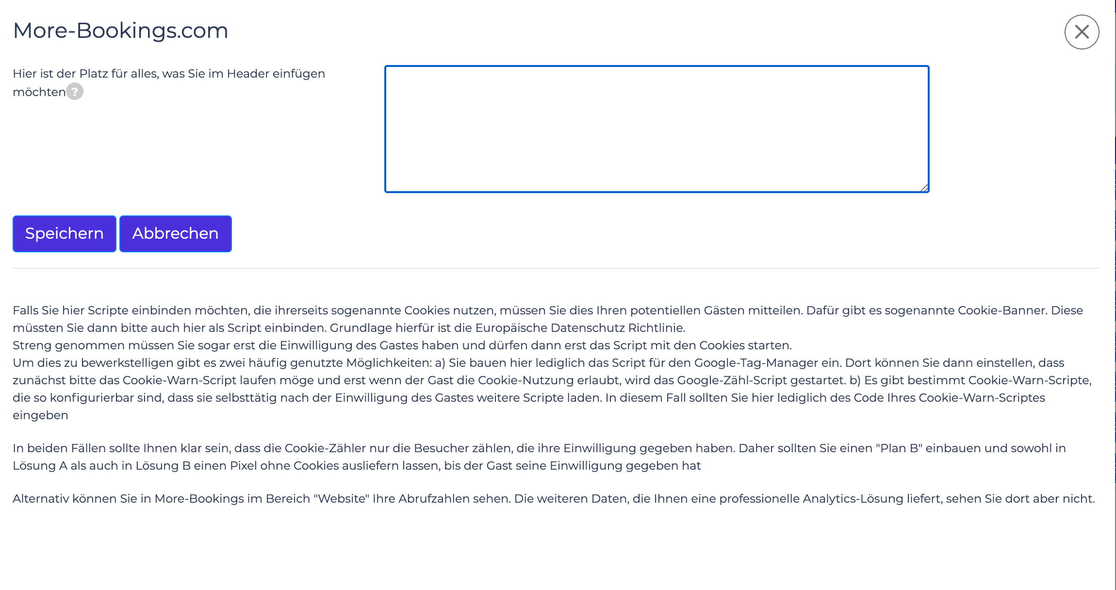 HTML-Tags speichern 